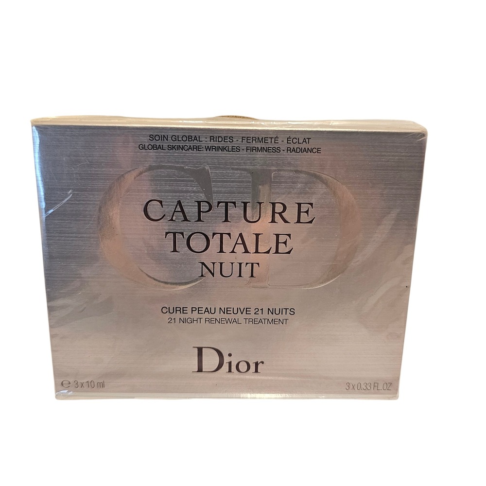 Dior Capture Totale Nuit 21 Night Renewal Treatment Skincare 3x10ml New Sealed
